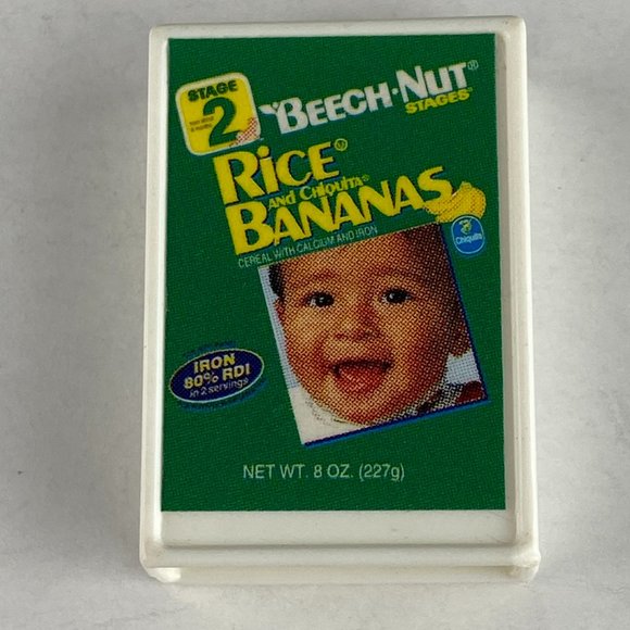 Barbie Beechnut Rice Bananas Stage 2 Cereal Pretend Play Baby Food For Kids Pla… - Picture 1 of 6